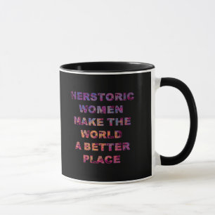 Caneca Feminista: Mulheres Históricas Melhoram o Mundo