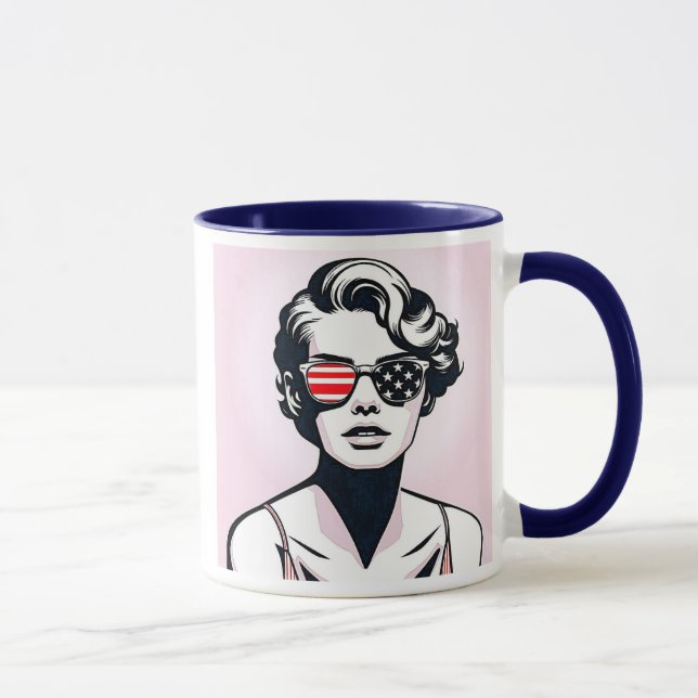 Caneca  Femme au style US. (Direita)