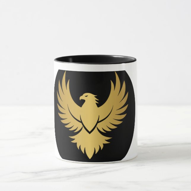 Caneca Fênix: Uma Jornada de Transformação e Ressurgiment (Centro)