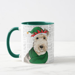 Caneca Feriado de Natal do Lakeland Terrier Dog