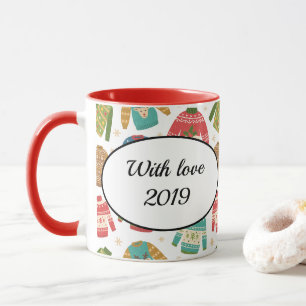 Caneca Feriado de Natal Feio, Mas Bonito E Feio