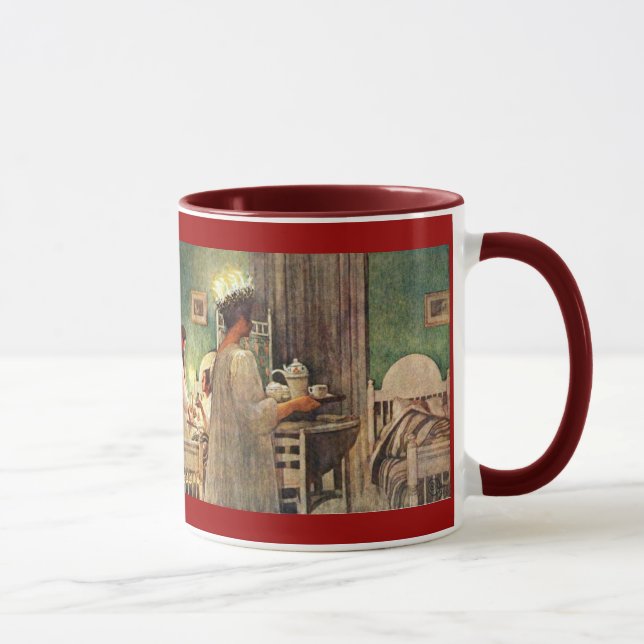 Caneca Feriado de St Lucia do sueco por Carl Larsson (Direita)