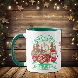 Caneca Feriado do estilo Retro Chee Café de Natal