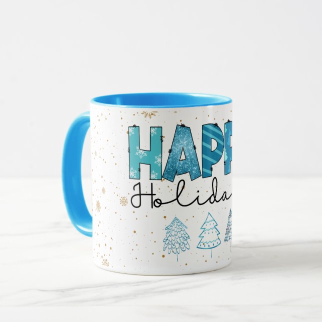 Caneca Feriados Felizes Personalizam (Frente Esquerda)