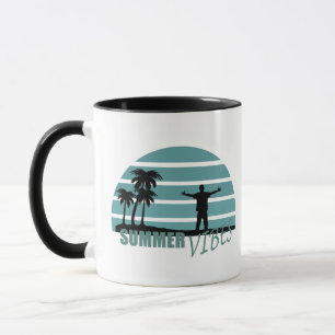 Caneca férias da família de verão vibes