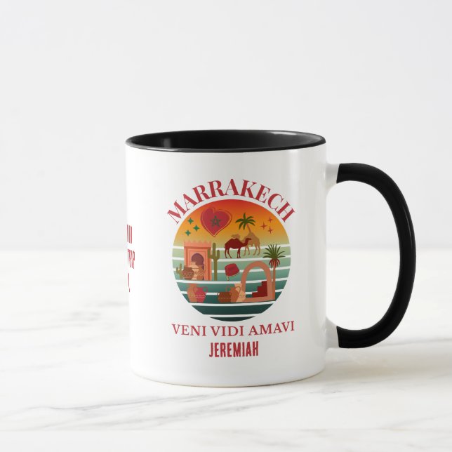 Caneca Férias do Grupo Veni Vidi Amavi em Marrocos MARAKK (Direita)