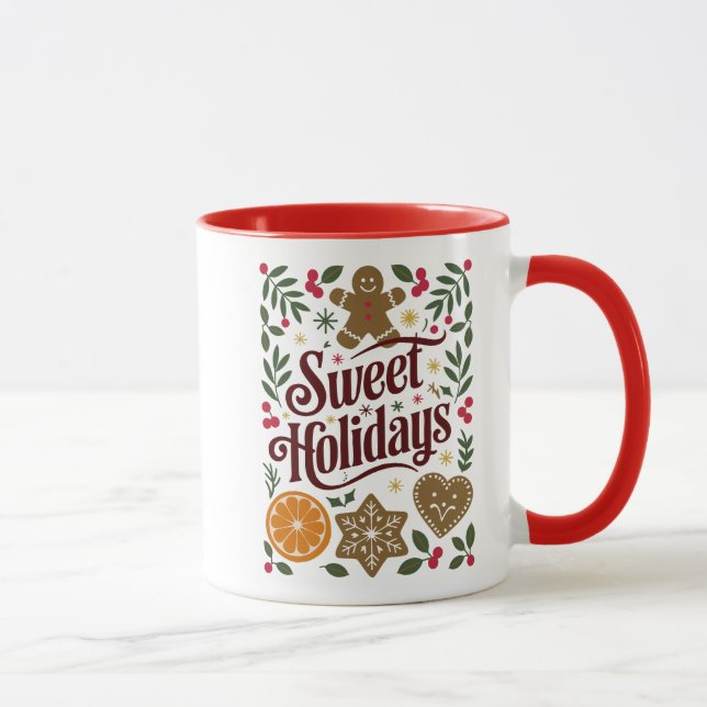 Caneca Férias Doces – Biscoito de Gengibre & Cítrico (Direita)