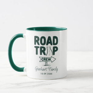 Caneca Férias Personalizadas da Família de Tripulações Ro