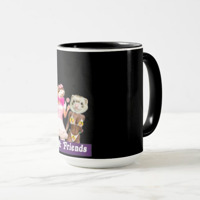 Caneca Ferret FREAKS Mug (Frente Esquerda)