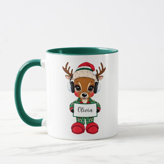 Caneca FESNatal Reindeer Holiday Mug (Esquerda)