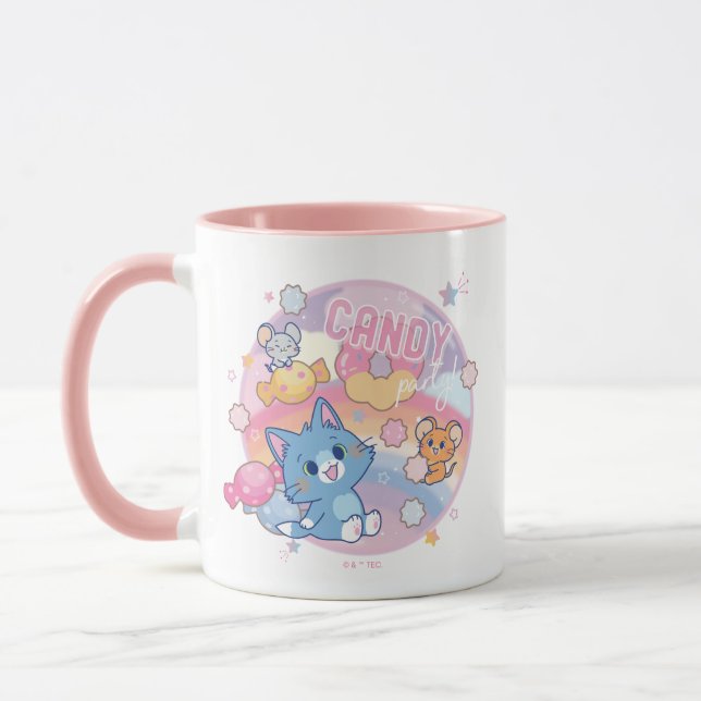 Caneca Festa de Anime Tom e Jerry Candy (Esquerda)