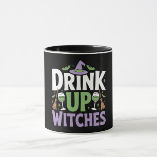 Caneca Festa de Halloween das Bruxas: Bebam!