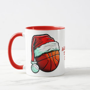 Caneca Festa de Natal do Basball Santa Hat