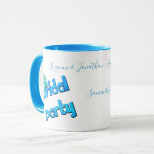 Caneca Festa de Noiva Personalizada de Casamento Fofa