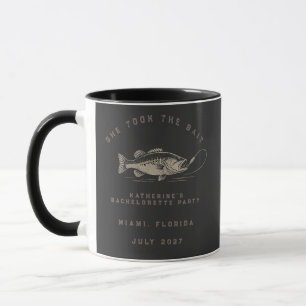 Caneca Festa de Solteira Personalizada com Tema de Peixe