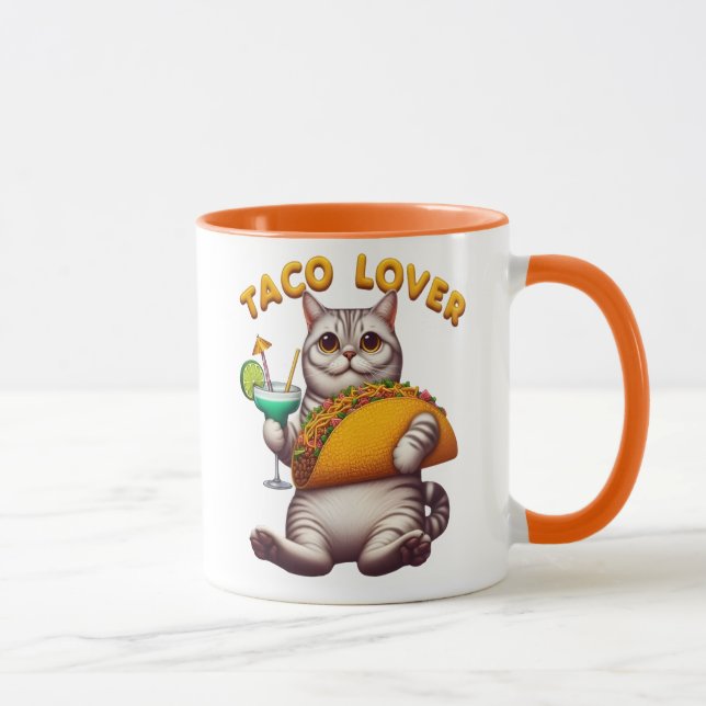Caneca Festa Felina Com Taco e Bebida (Direita)