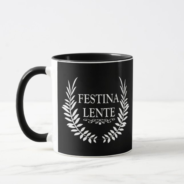 Caneca Festina lente (Esquerda)