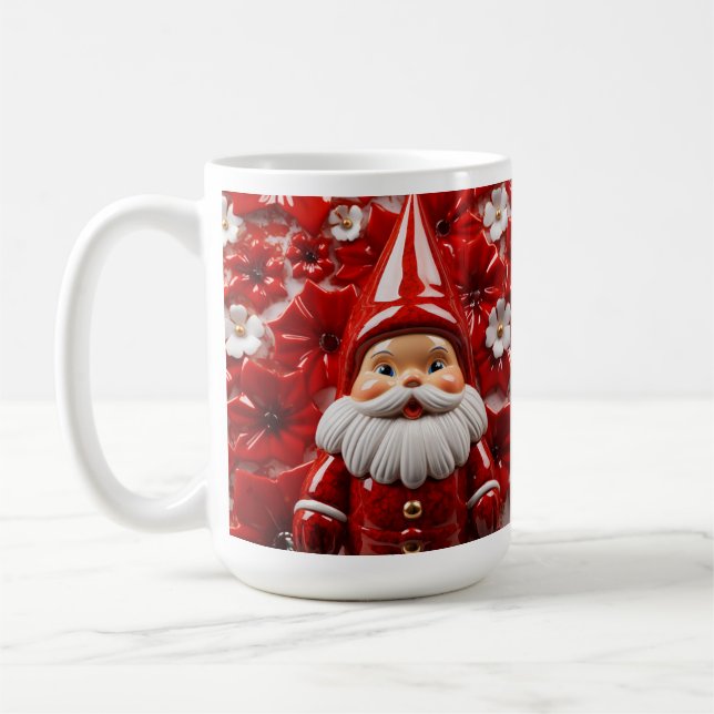 Caneca festiva 3D de inverno - Perfeita para Féria (Esquerda)