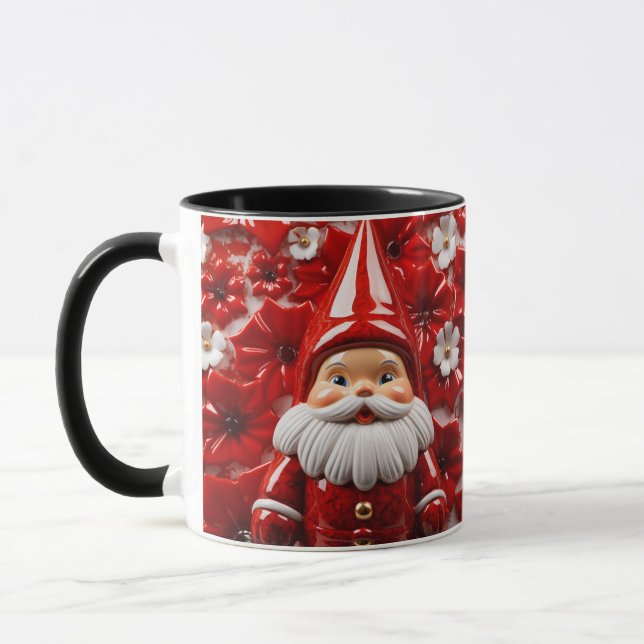 Caneca festiva 3D de inverno - Perfeita para Féria (Esquerda)