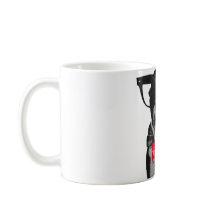 Caneca festiva de Boston Terrier do hipster!!