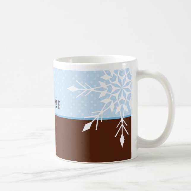 CANECA FESTIVA:: floco de neve mágico 3 (Direita)