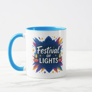 Caneca Festival das Luzes Diwali Celebration Coffee Mug