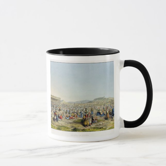 Caneca Festival em Atenas, bar. por J. Rodwell, 1830 (Direita)