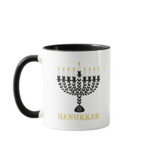 Festival Simples de Luzes Menorah Hanukkah