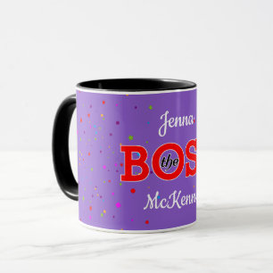Caneca Festivo (Seu Nome) O Chefe