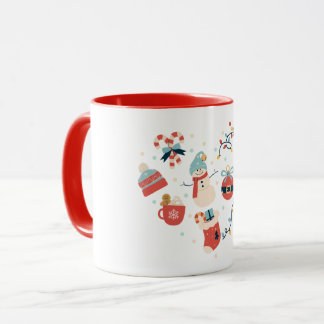 Caneca Festivo Sipa de Natal para Momento Ferioso Cozy