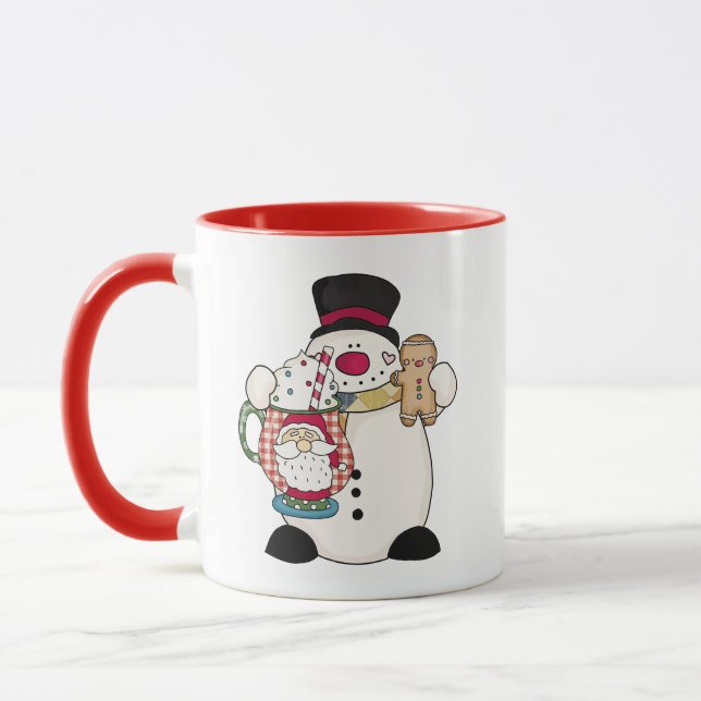 Caneca Festivo Snowman Mug (Esquerda)