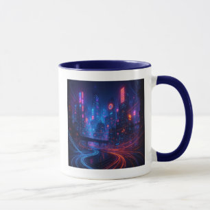 Caneca Fibra ótica Cityscape