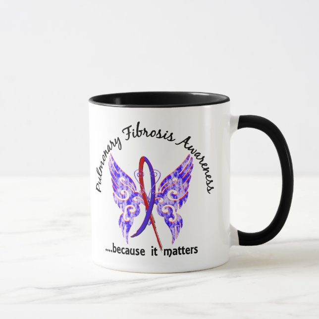 Caneca Fibrose pulmonaa da borboleta 6,1 (Direita)