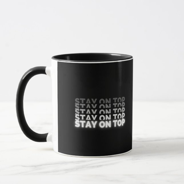 Caneca Ficar no Topo (Esquerda)