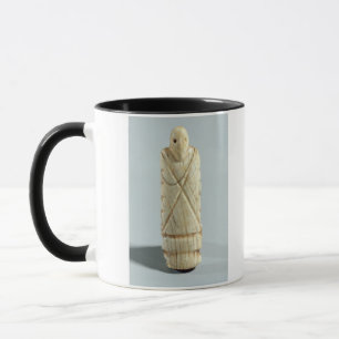 Caneca Figura de um homem farpado (marfim do elefante)