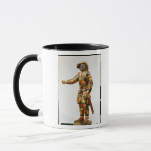 Caneca Figura do Harlequin do teatro de Seraphin