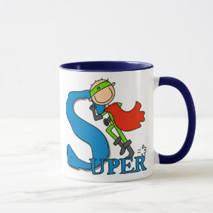 Caneca Figura super herói da vara