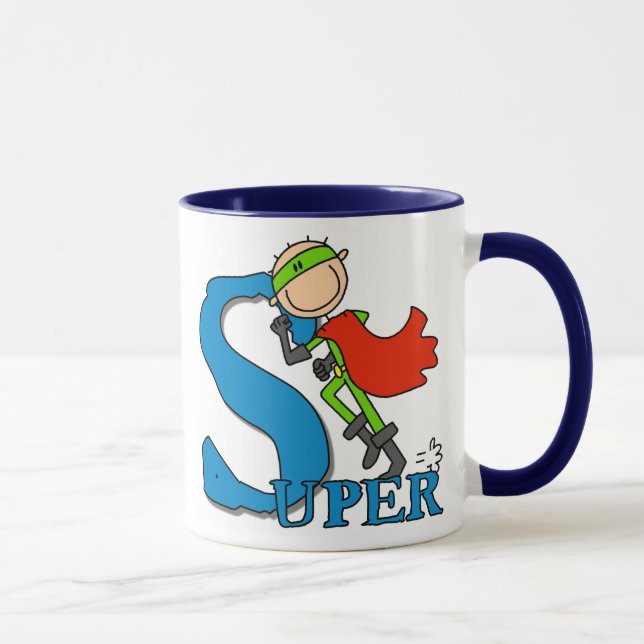 Caneca Figura super herói da vara (Direita)