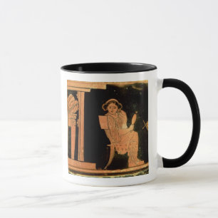 Caneca Figura vermelha estojo do sótão que descreve uma