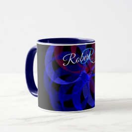 Caneca Figure 8 Geometric Coffee Mug