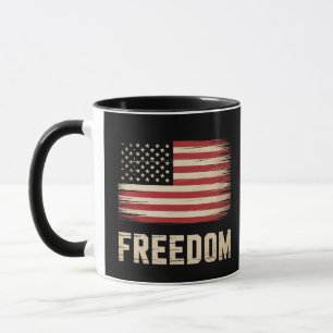 Caneca Figurino da Liberdade para Homens Mulheres Patriót