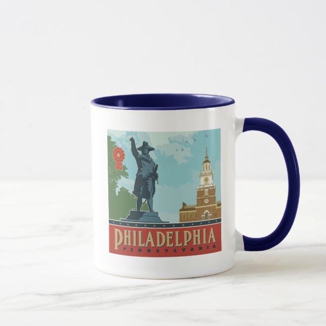 Caneca Filadélfia, PA | Independência Hall (Direita)