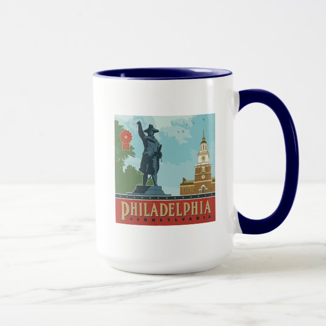 Caneca Filadélfia, PA | Independência Hall (Direita)