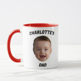 Caneca Filha De Bebê Personalizada, Novo papai De Mug Per