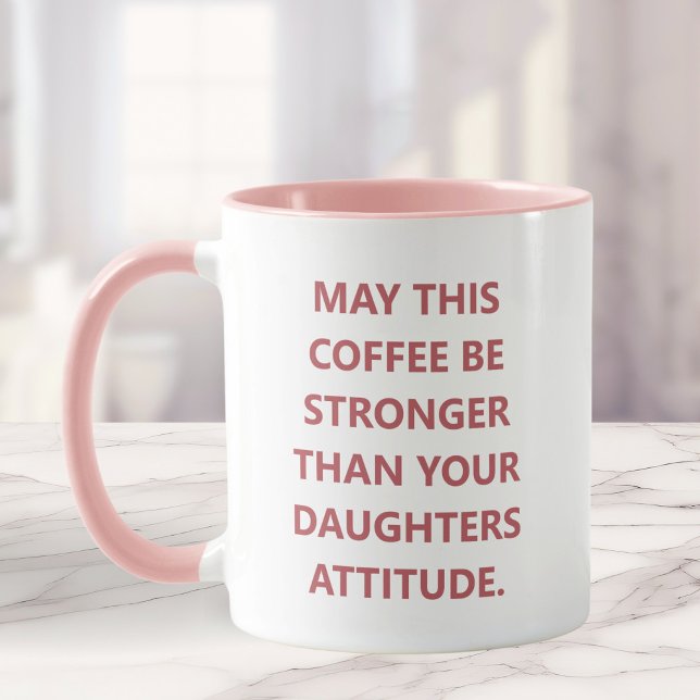 Caneca Filha Engraçada Toca Café Para Mamãe (Criador carregado)