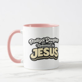 Caneca Filha Pródiga - Redimida por JESUS