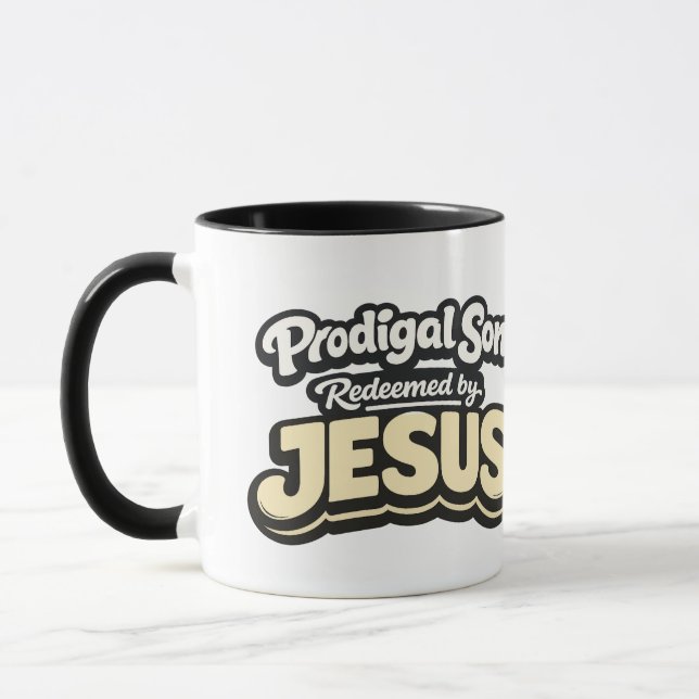 Caneca Filho Pródigo - Redimido por JESUS (Esquerda)