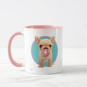 Caneca Filhote de cachorro bonito com Pacifier