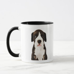 Caneca Filhote de cachorro de great dane do Harlequin no