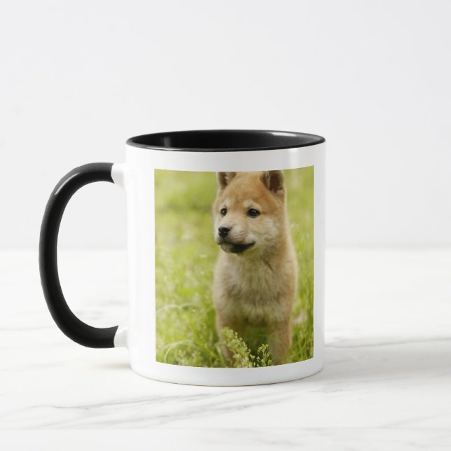 Caneca filhote de cachorro de Shiba-ken (Esquerda)